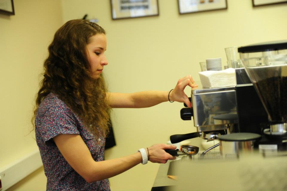 me back in the 2012 at my first barista training